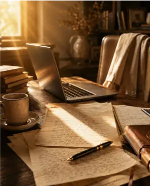Leitora emocionada com a leitura do livro
