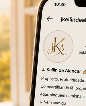 Prévia de publicações no Instagram de J. Kellin de Alencar