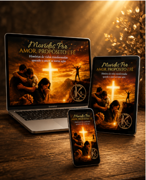 Livro Digital: Movidos Por Amor, Propósito e Fé - Histórias de vidas transformadas quando o amor se torna ação - Fisico/Digital.